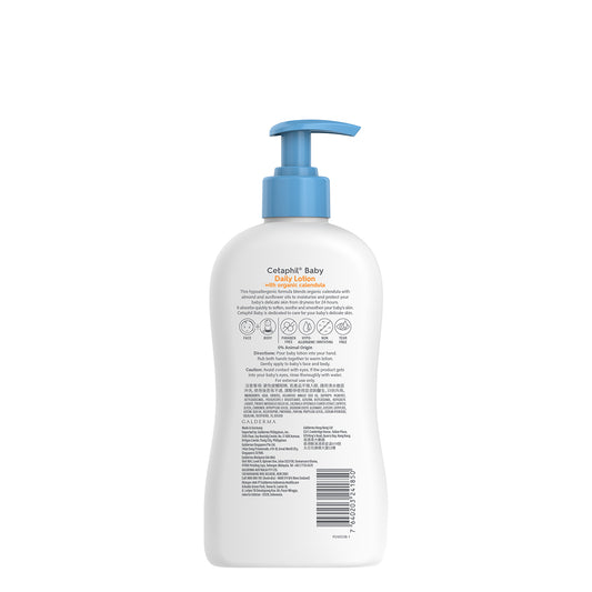 Cetaphil Baby Daily Lotion with Organic Calendula | Dermatologist Tested