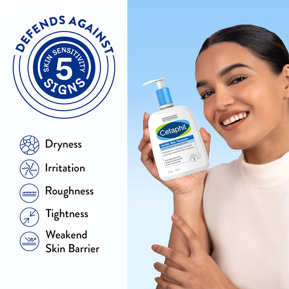 Cetaphil Gentle Skin Cleanser 1000 ML | Dermat recommended