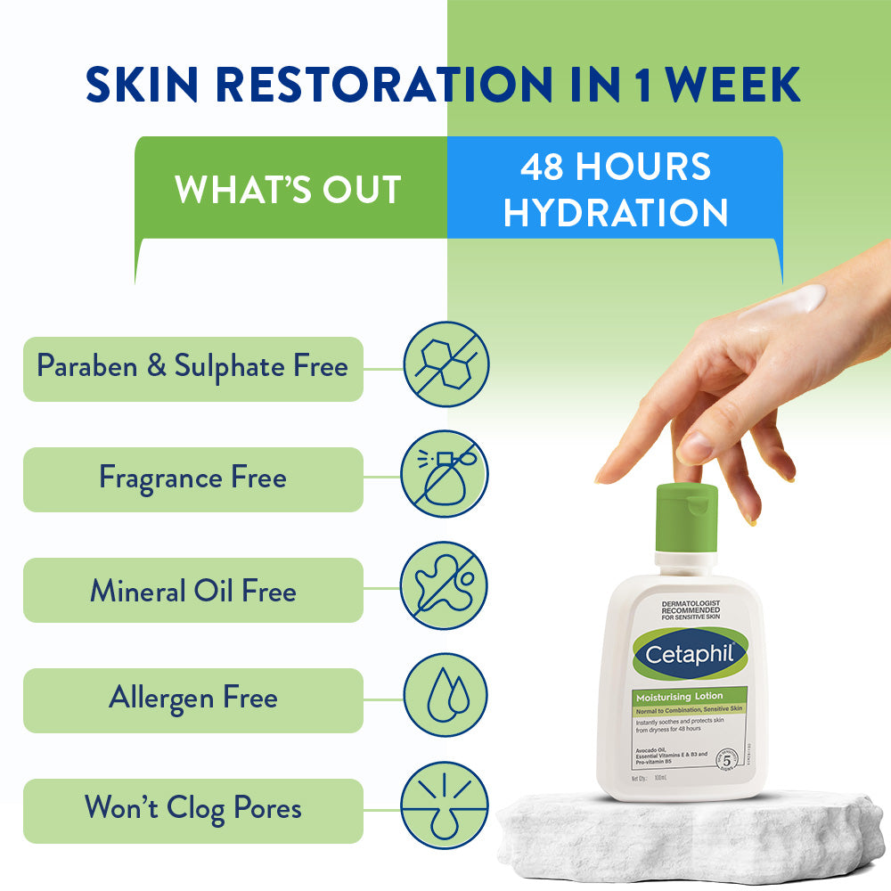 Cetaphil Moisturising Lotion 100ml - Pack of 2