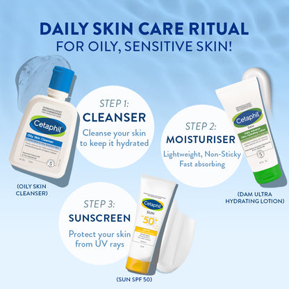 Cetaphil Oily Skin Cleanser 125ml | Dermat Recommended