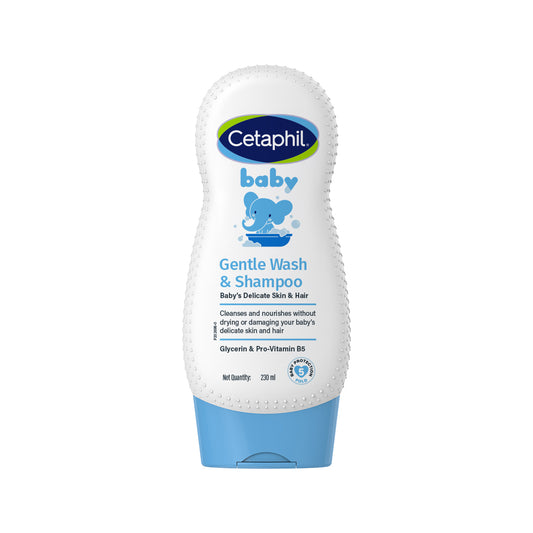 Cetaphil Baby Gentle Wash & Shampoo with Wheat Protein and Glycerin | Dermatologist Tested