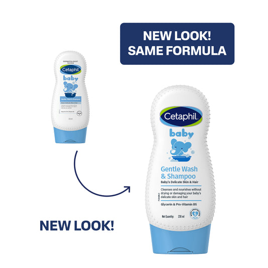 Cetaphil Baby Gentle Wash & Shampoo with Wheat Protein and Glycerin | Dermatologist Tested