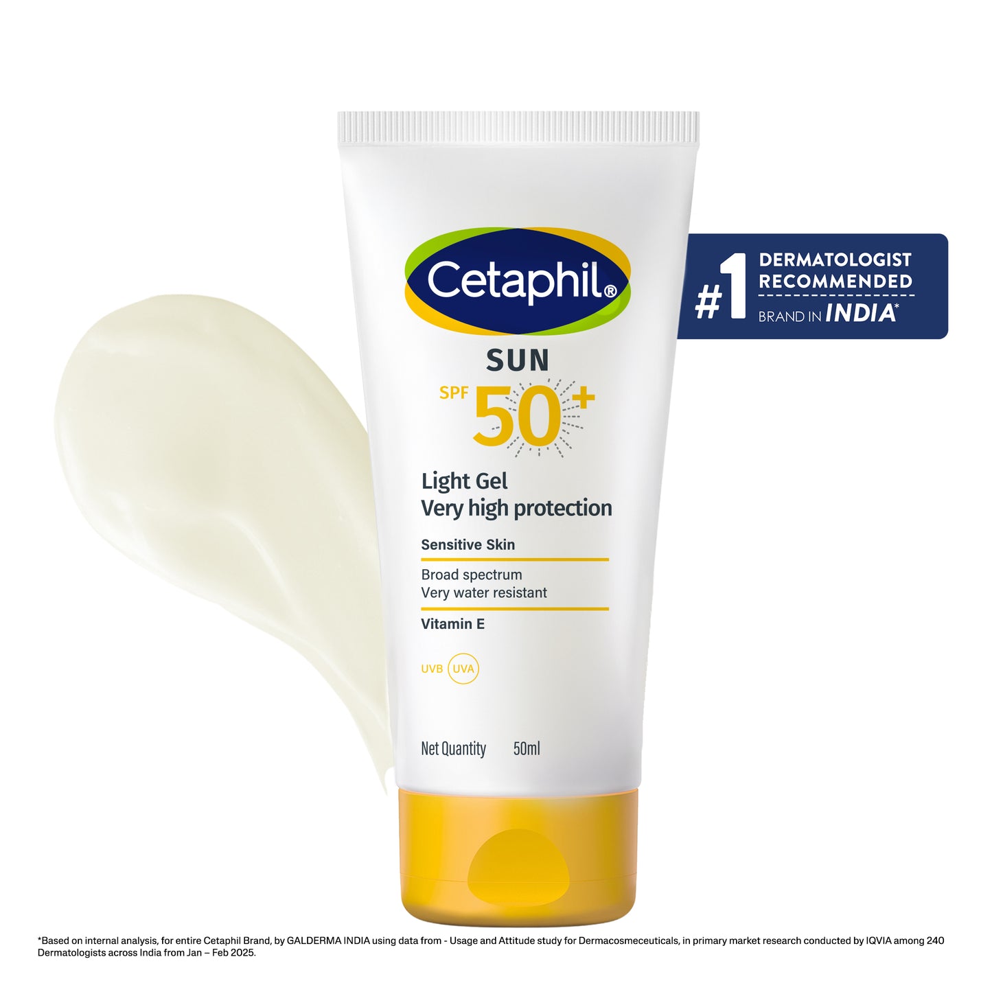 Cetaphil Sunscreen SPF 50  | Dermat recommended for Sensitive Skin