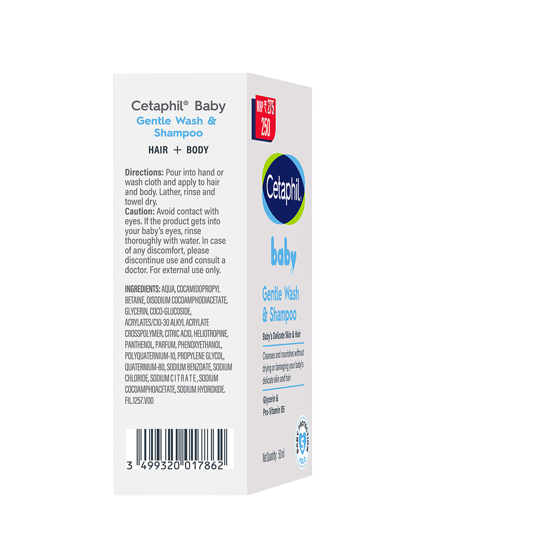 Cetaphil Baby Gentle Wash & Shampoo - 50 ml